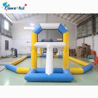 Water sport game inflatable basketball hoop inflatable pool floating basketball court