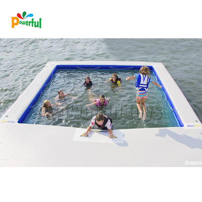 sea inflatable floating swimming poolInflatable Ocean Pool For Yacht