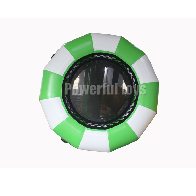 Exciting water park inflatable water trampoline platform for jumping