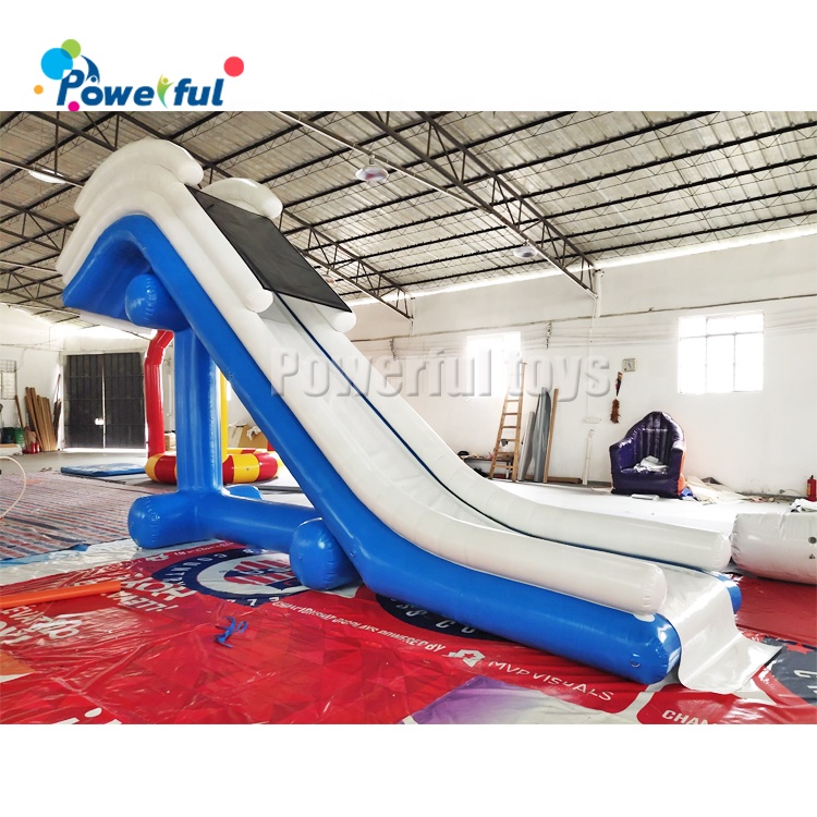 Inflatable Water Slide Yacht Slide Portable Inflatable Boat Dock Slides Big Inflatable Water Slide for Boats