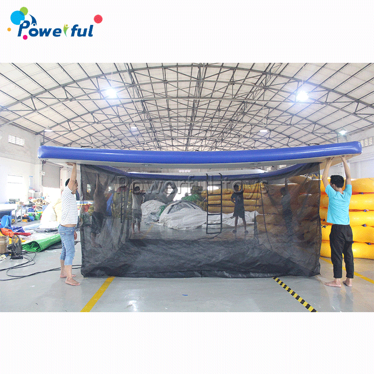 5x5 size inflatable sea pool for ocean
