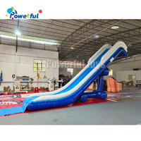 Factory price giant inflatable floating water slide