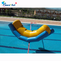 water sport game kids and adult toy inflatable floating seesaw