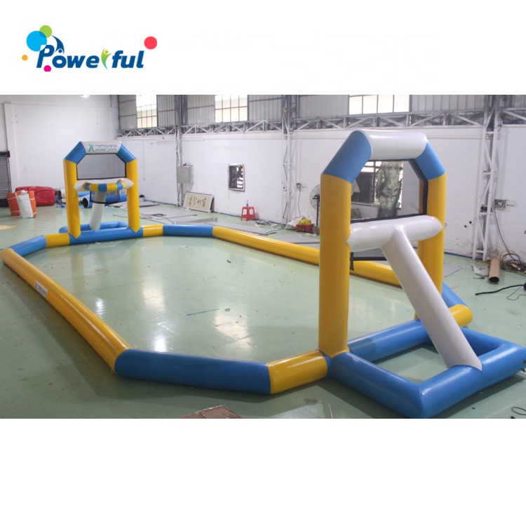Hot sale inflatable basketball court for water park