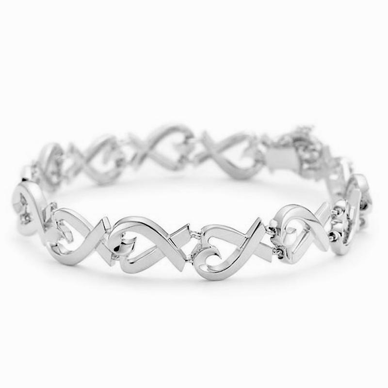 product-Simple Silver Love Knot Custom Friendship Bracelets-BEYALY-img-3