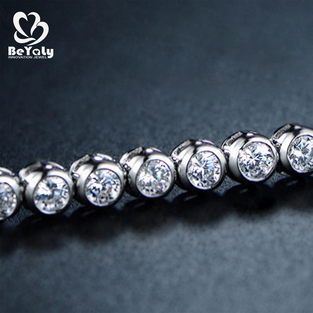 product-BEYALY-Trendy silver butterfly rhodium diamond bracelets-img-2