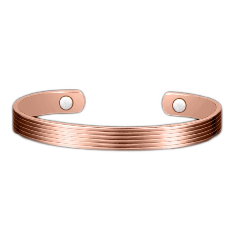 Fashion Wholesale Cheap Mens Magnetic Pure Copper Bracelet