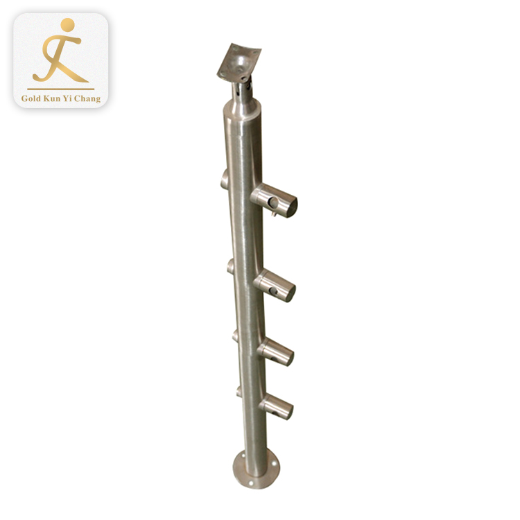 Stainless steel railing handrail baluster newel post 304/316 balcony staircase porch railing columns