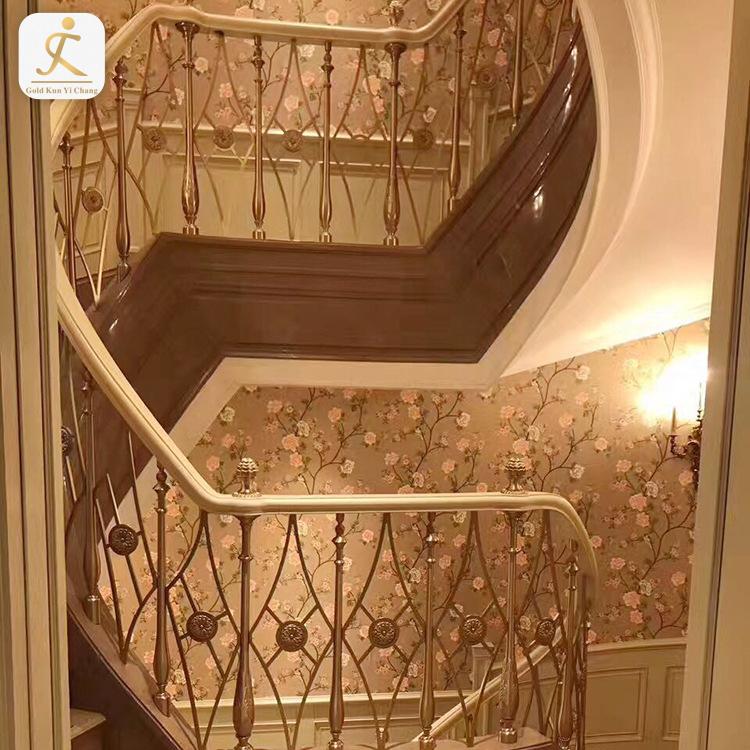 modern metal interior balcony railing design in india indoor home use staircase laser cut stainless steel balustrade