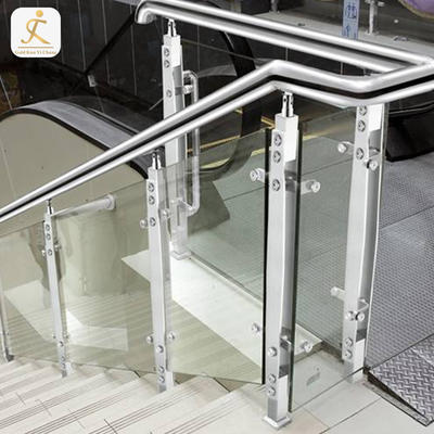 custom silver satin finish stair stainless steel railing column polished ss interior exterior stainless steel staircase railings