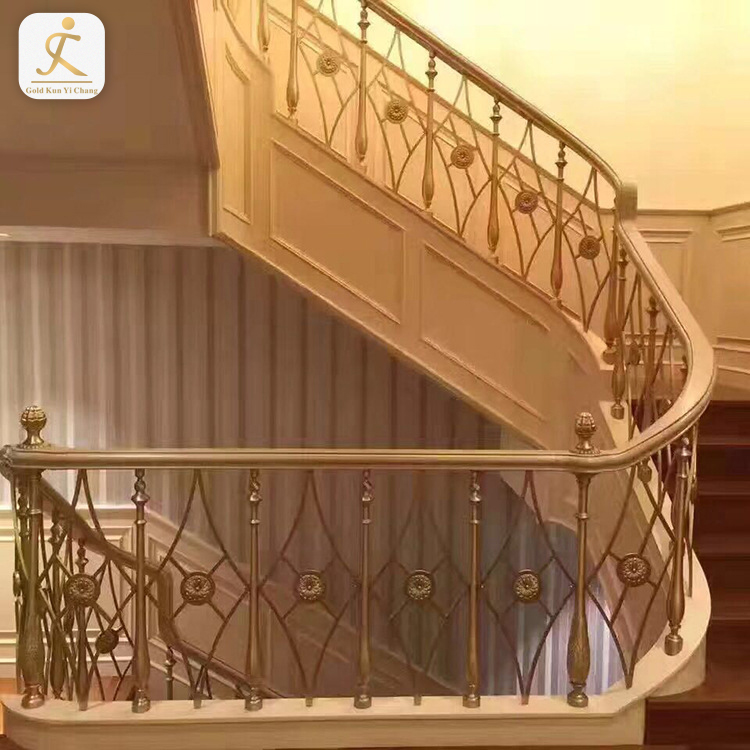 high end customized interior removable stair handrails luxury stainless steel s curved handrail