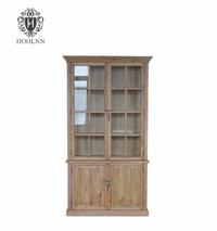 W5872 European French country style furniture cheap wooden children bookcase