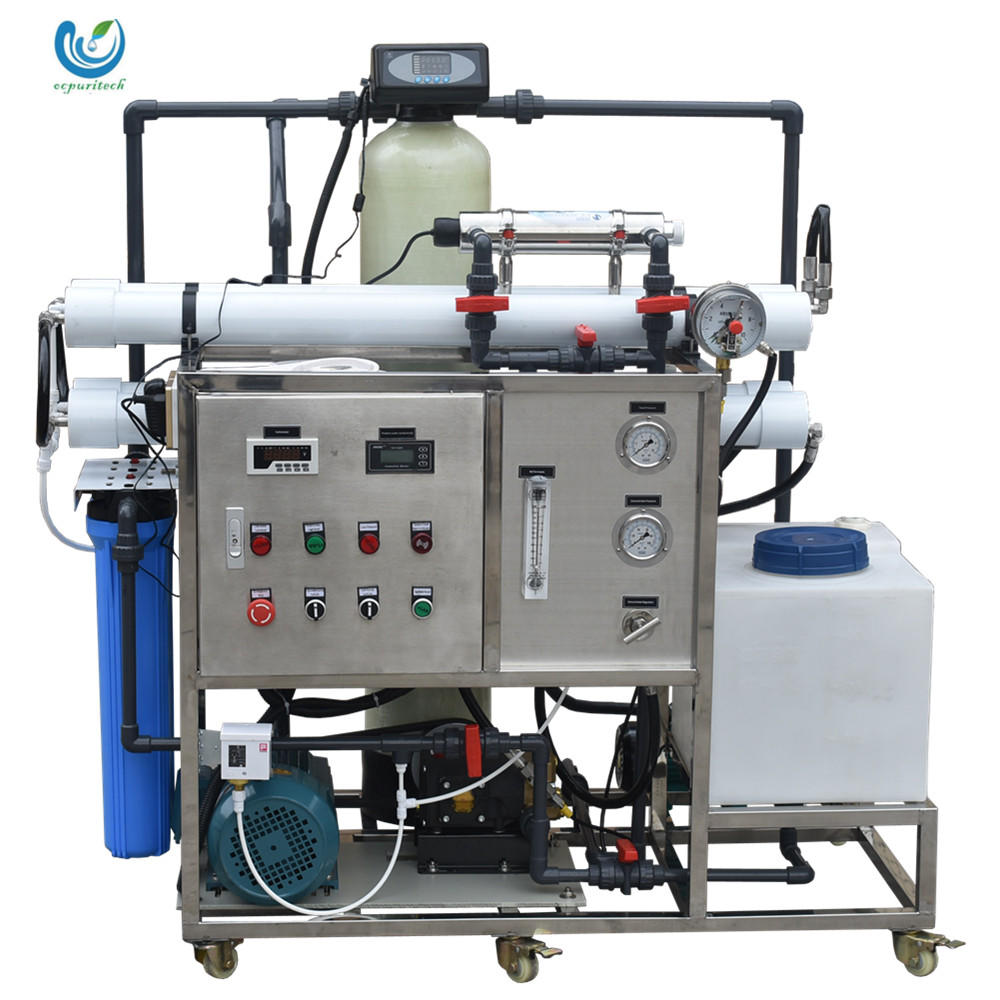 200lphDesalinator Brackish Seawater Sea Water Desalination Machine Ro Reverse Osmosis Industrial Marine Systems For Boats