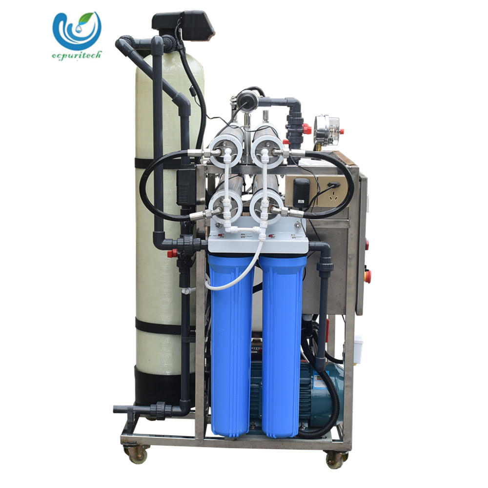 5TPD Reliable high salinity RO desalination system with pre-treatment for seawater desalination system