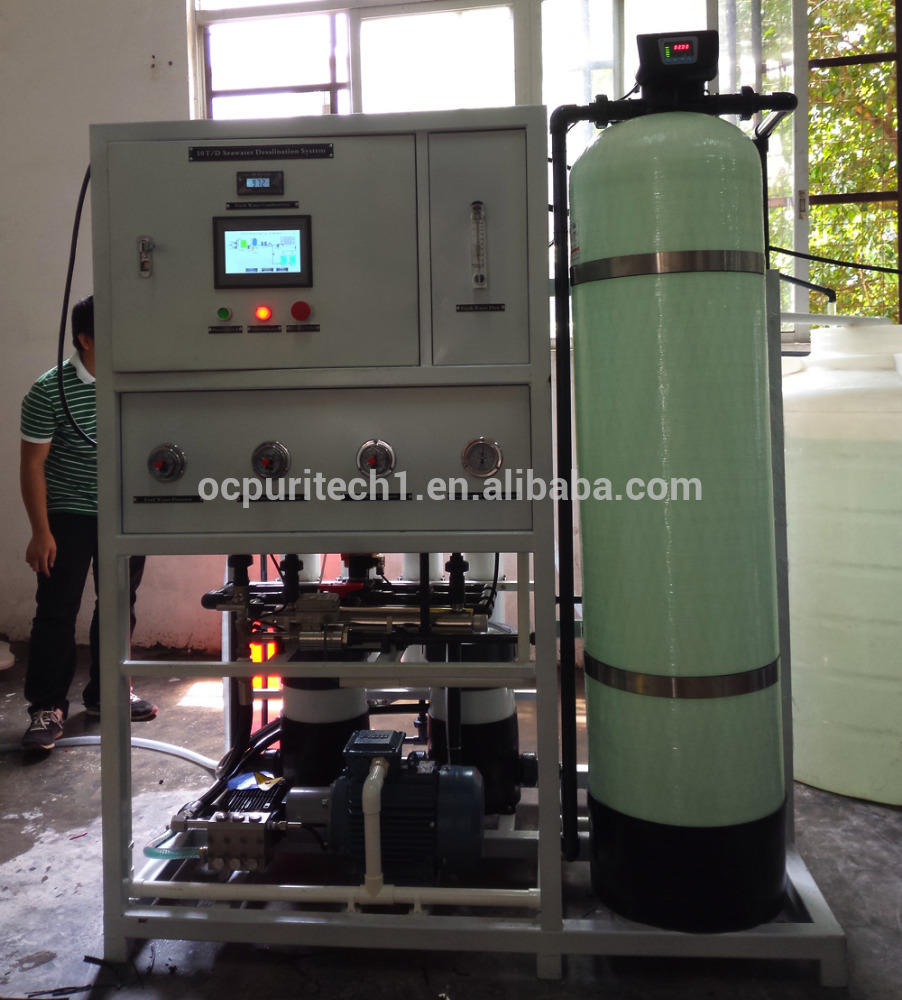 product-Ocpuritech-CE certificate 10TD seawater desalination treatment machine on land-img
