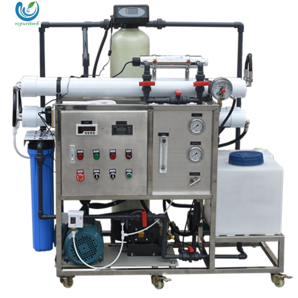 5TPD Small RO seawater desalination plant for boat / yacht / marine