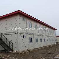 Three Floor Government Office Project Prefab Flat Pack Modular Container House Cabin