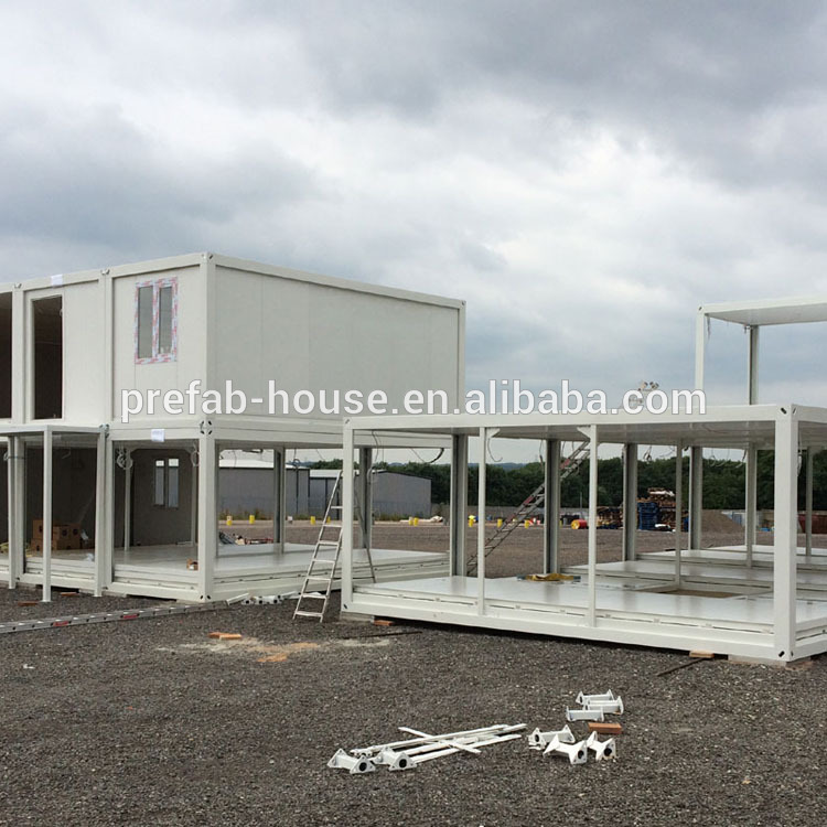 20ft high quality government camp container house with CE certificate
