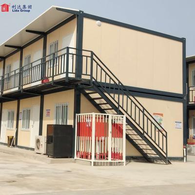 Botswana Low Cost Prefabricated House Design 40ft Flat Pack Container