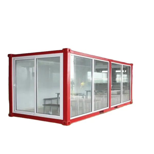 Flat pack movable prefabricated modular living container house for labor camp,accomodication