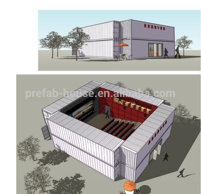 40ft prefabricated container movie theatre