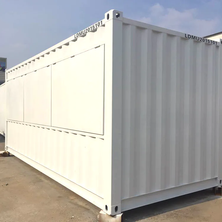 Portable store expandable modular homes 40ft shipping container house
