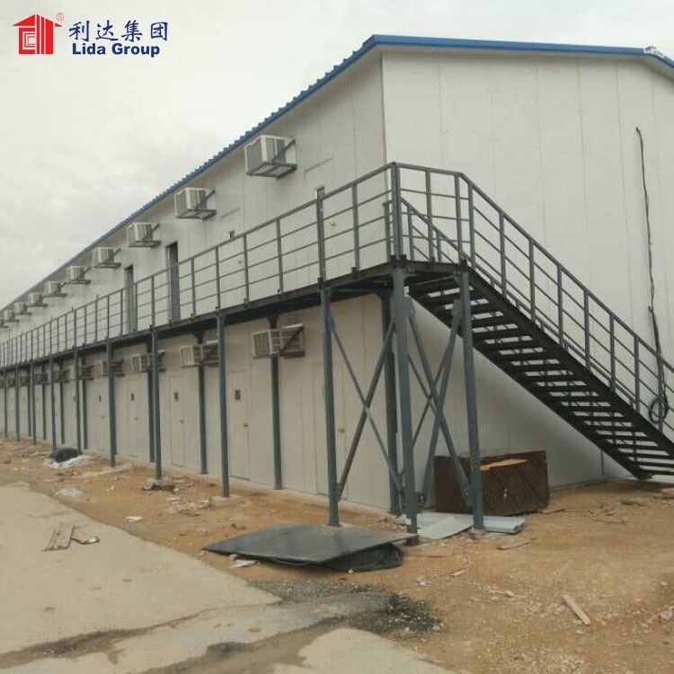 E&C prefab camp building and pre-engineered metal buildings complex