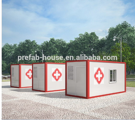 Fast Build Temporary Emergency Medical 20ft Mobile Container Hospital Prefab Clinic
