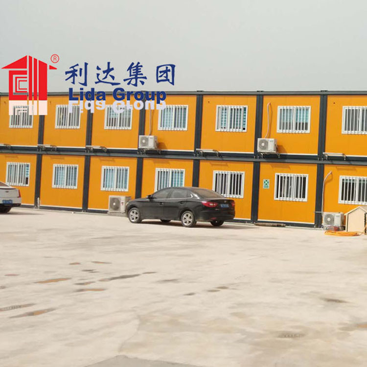 Prefabricated house labor camp accommodation building with serive life of 20 years