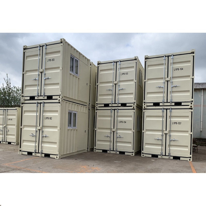 Shipping container garage