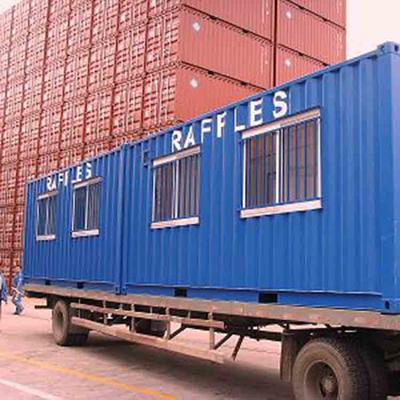 Low price folding house prefabricated container shop
