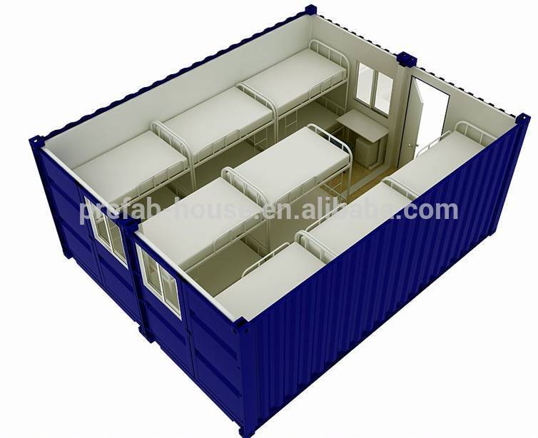 cheap ready made flat pack expandable prefabricated two-storey luxury living container house for sale
