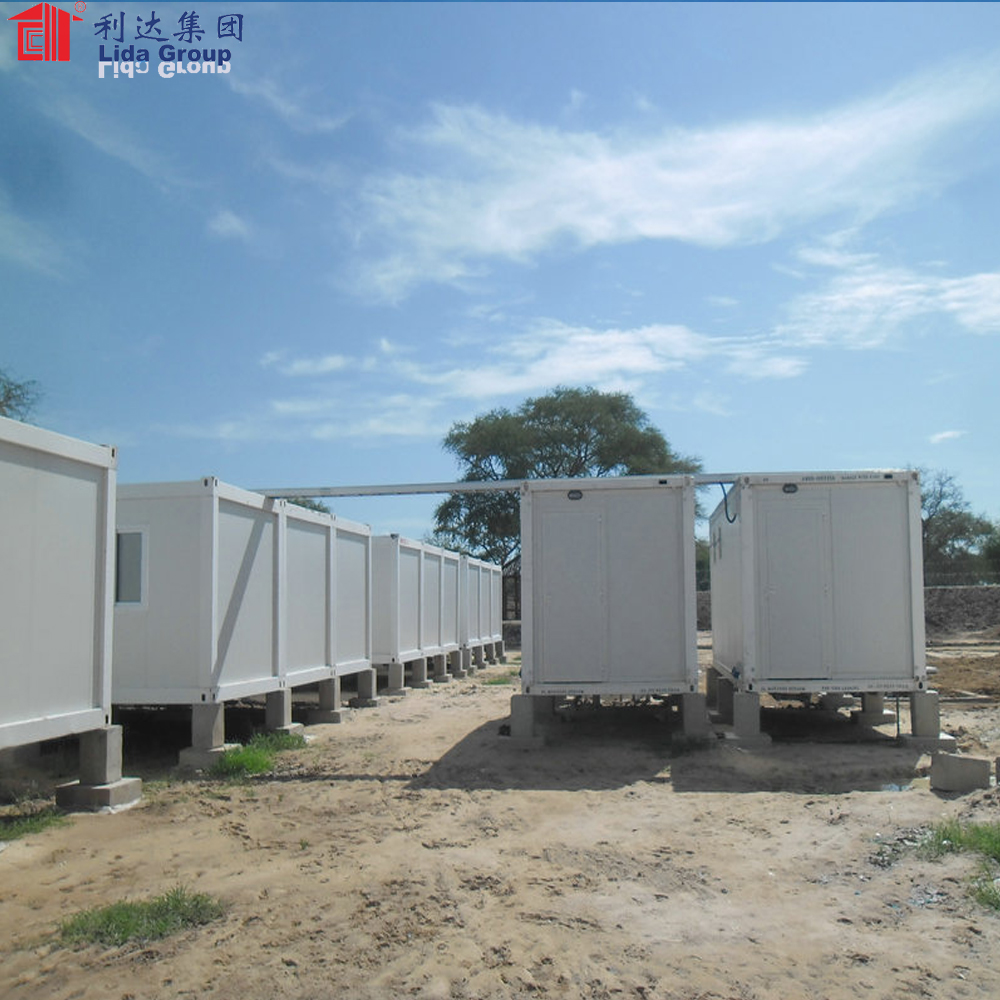 Assemble 20ft prefab container homes