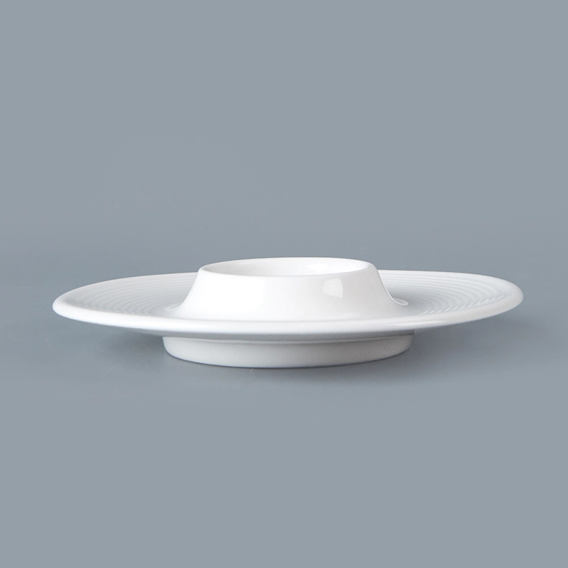 dinnerware high quality egg tray porcelain egg holder hotel restaurant egg plate stand