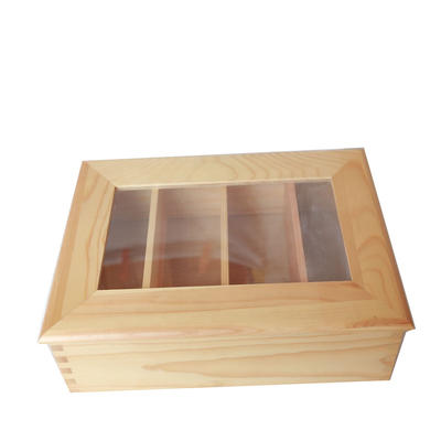 Good Quality Custom Wooden Tea Storage Box Tea Box Wood