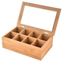 Useful vintage chest empty wooden gift storage tea box