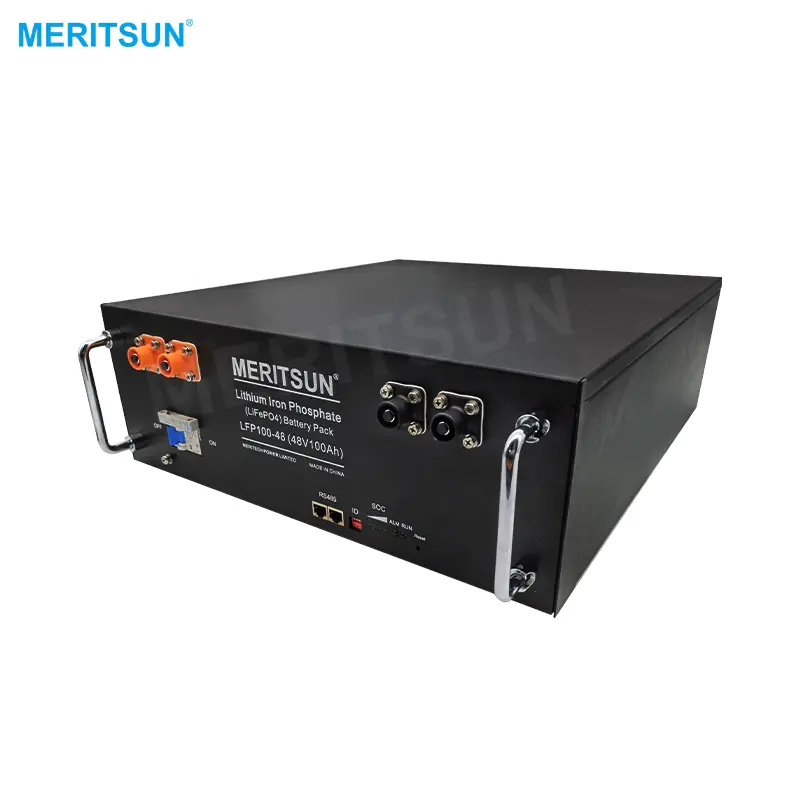 MeritSun 48v 100ah pack lifepo4 batteries pack lithium battery solar street light