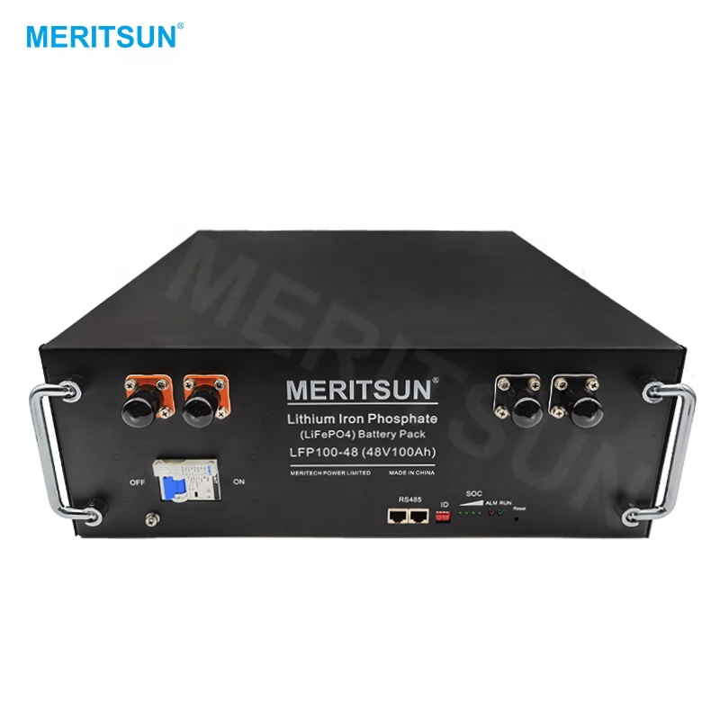 MeritSun Rechargeable Lithium Ion Battery 48v 100ah For Electric power  system lithium battery-MERITSUN