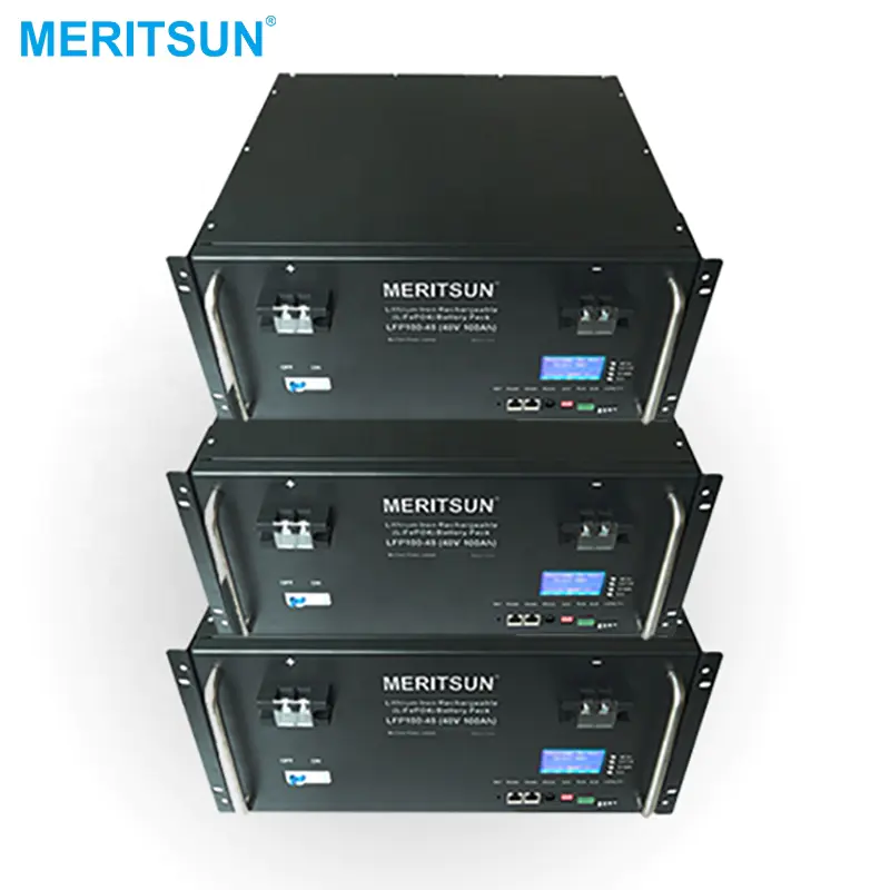 MeritSun Lithium li-ion lifepo4 48v 200ah lithium battery for solar system
