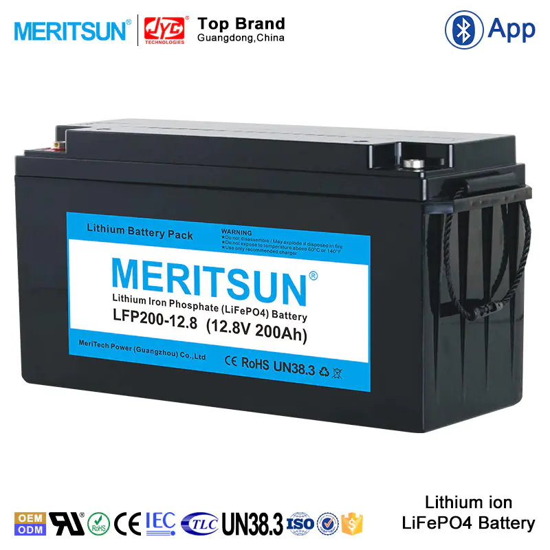 China Solar Rechargeable Deep Cycle Lithium ion Polymer Lipo LiFePO4 12V 48V 100Ah 200Ah Battery Price
