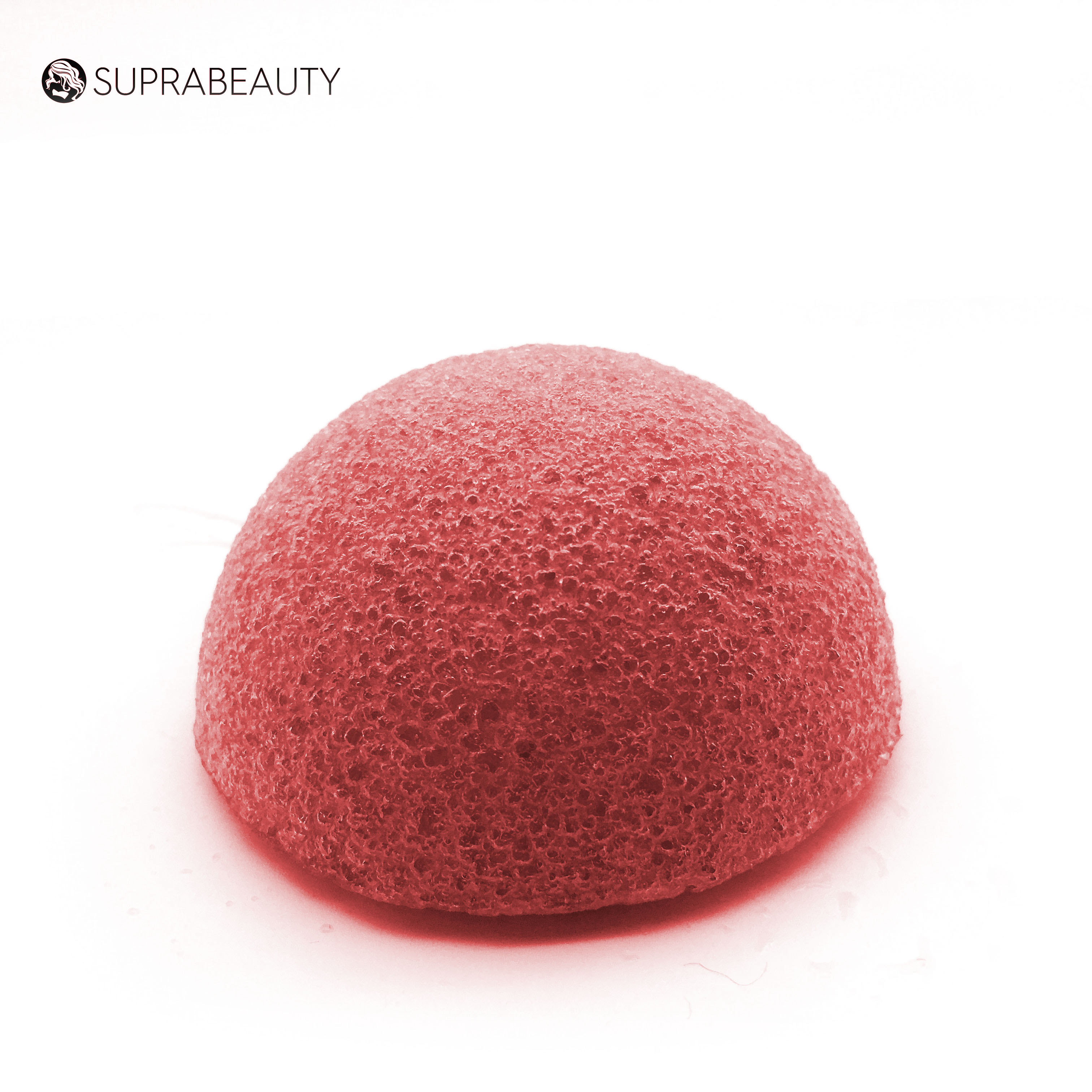 vente en gros éponge 100 % éponge pour le visage bouffée d'argile rose française éponge konjac