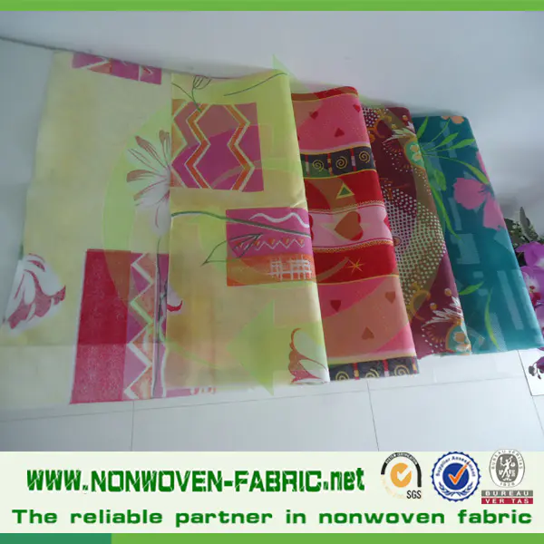 Printed nonwoven fabric/nonwoven interlining fabric/pp spunbond nonwoven printed fabrics