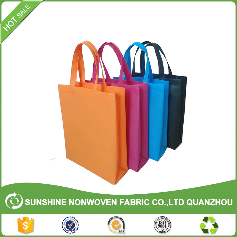 Sunshine factory supply nonwoven shopping bag, spunbond non-woven fabric ecological bags for Morocco