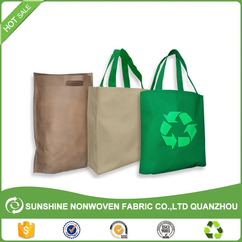 Sunshine factory supply nonwoven shopping bag, spunbond non-woven fabric ecological bags for Morocco