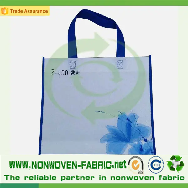 55-90gsm Printed non woven pp fabric raw material for making bags
