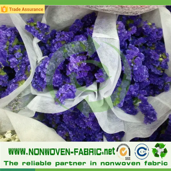 China fabric supplier, spunbond flower packaging raw material, pp non woven fabricor flower packing