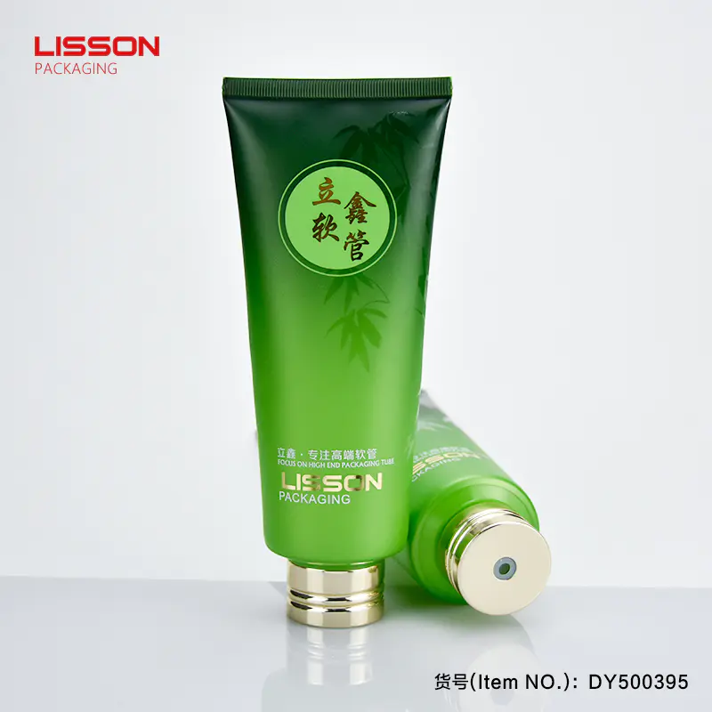 200ml shampoo packaging tube skin care container with convenient rotary switch