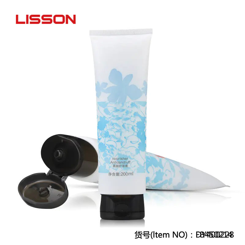 200ml shampoo packaging tube skin care container with convenient rotary switch