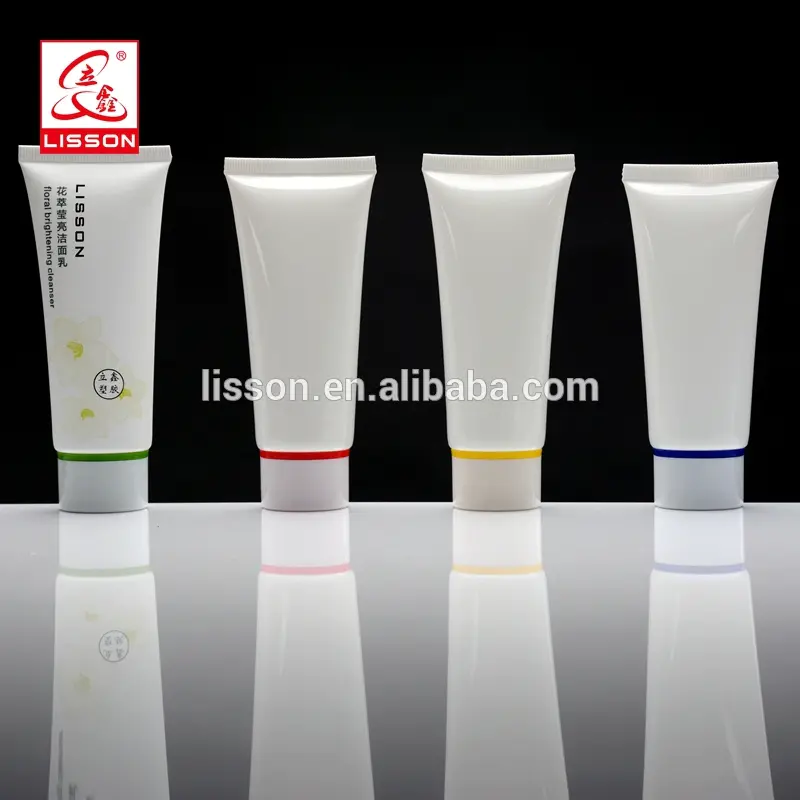 100ml squeeze PE empty body hair depilatory cream tube for cosmetic packages