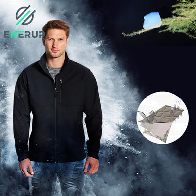 Enerup 2020 aerogel insulation soft shell puffer winter heated reflective waterproof jacket for men